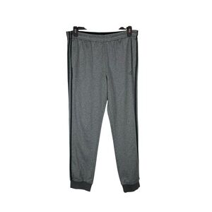 Adidas Gray 3-Stripes Fleece Jogger Sweatpants Men’s Size L